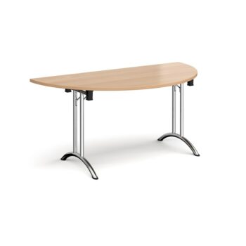 DAMS Semi circular folding leg table-0