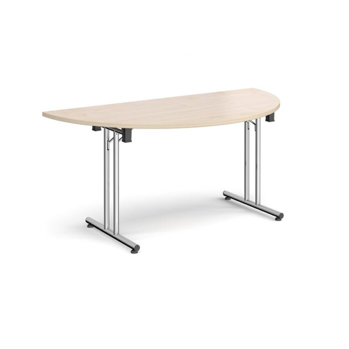 DAMS Semi circular folding leg table-12578