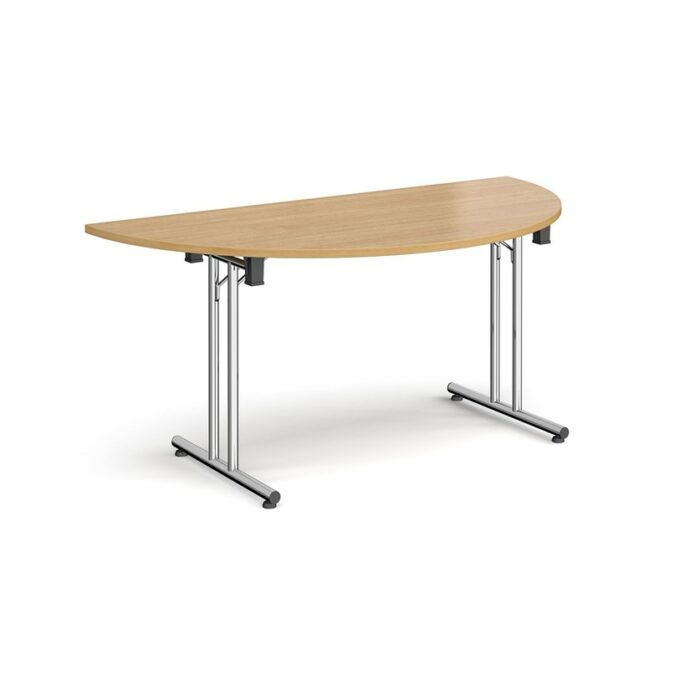 DAMS Semi circular folding leg table-12573