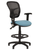 Alliance HIMP/Mesh Mesh Back Draughtsman Chair (Twin Lever on Glides)-12857