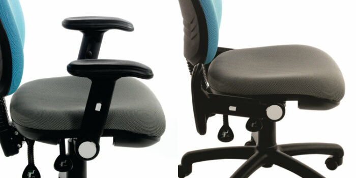 Alliance TIMP Squared Back Draughtsman Chair (Twin Lever on Glides)-21685