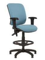 Alliance TIMP Squared Back Draughtsman Chair (Twin Lever on Glides)-12979