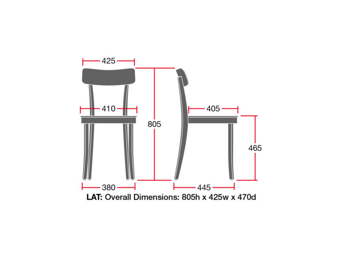 Elite Latte Wooden Breakout Chair-13979