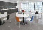 DAMS Monza circular poseur table with flat round-13170