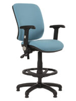 Alliance TIMP Squared Back Draughtsman Chair (Twin Lever on Glides)-12975