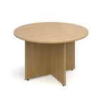 DAMS Arrow head leg circular meeting table-12415