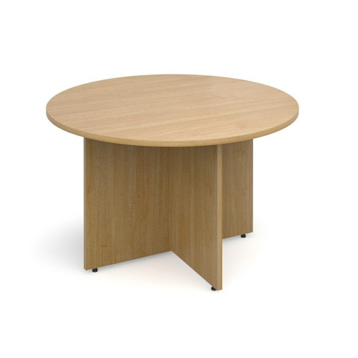 DAMS Arrow head leg circular meeting table-12415