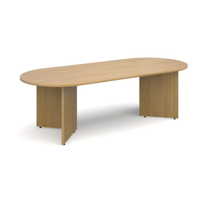 DAMS Arrow head leg radial end boardroom table-12408