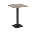 DAMS Brescia square poseur table with flat square base-25014