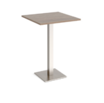 DAMS Brescia square poseur table with flat square base-25011