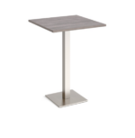 DAMS Brescia square poseur table with flat square base-25018