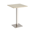 DAMS Brescia square poseur table with flat square base-25015