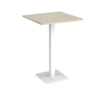 DAMS Brescia square poseur table with flat square base-25016
