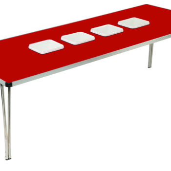 GoPak Rectangular Folding Tub Table - 4 Tubs-0