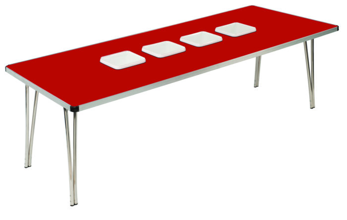 GoPak Rectangular Folding Tub Table - 4 Tubs-0