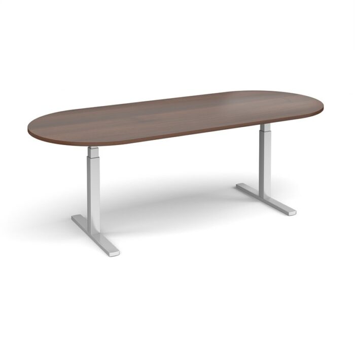 DAMS Elev8 Touch radial end boardroom table-11947