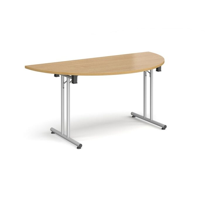 DAMS Semi circular folding leg table-12577
