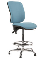 Alliance TIMP Squared Back Draughtsman Chair (Twin Lever on Glides)-12974