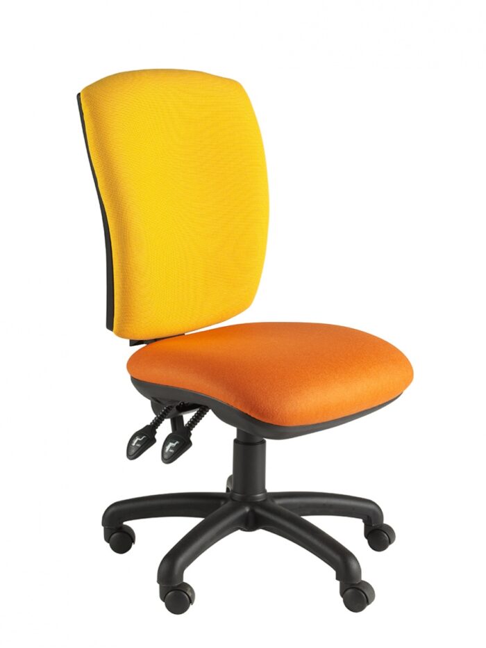Alliance SIMP Squared Back Operator Chair (Twin Lever on Castors)-0