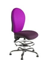 Alliance RIMPD Round Back Draughtsman Chair (Twin Lever on Glides)-13023