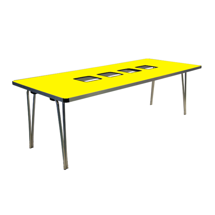 GoPak Rectangular Folding Tub Table - 4 Tubs-12386