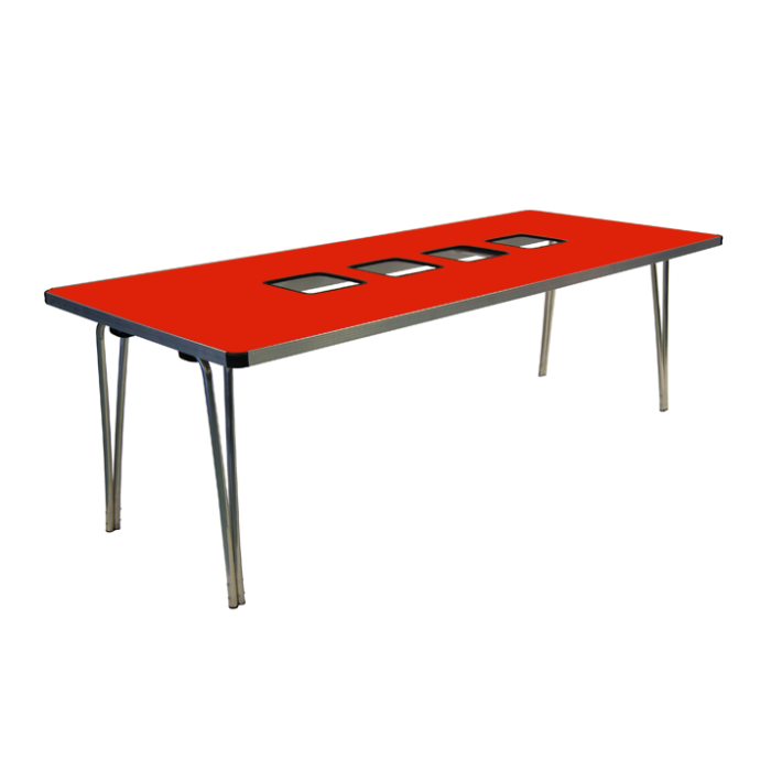 GoPak Rectangular Folding Tub Table - 4 Tubs-12387