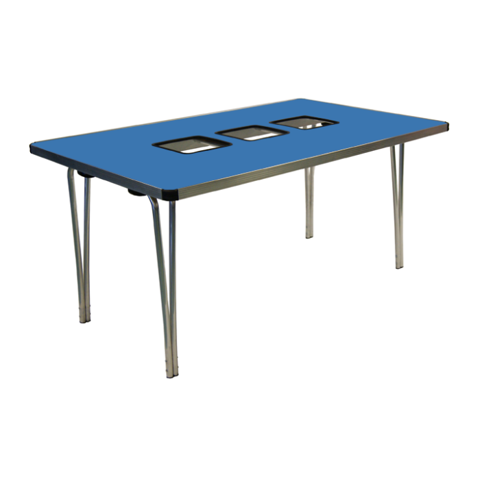 GoPak Rectangular Folding Tub Table - 3 Tubs-12375