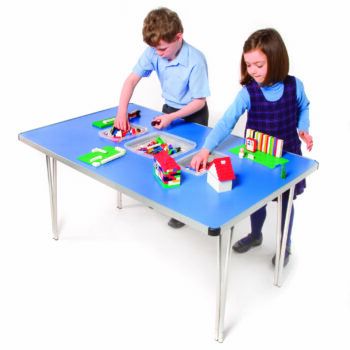 GoPak Rectangular Folding Tub Table - 3 Tubs-0