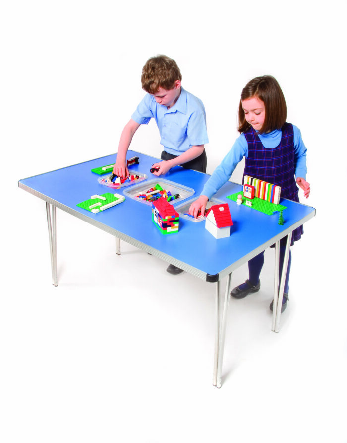 GoPak Rectangular Folding Tub Table - 4 Tubs-12384
