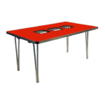 GoPak Rectangular Folding Tub Table - 3 Tubs-12377