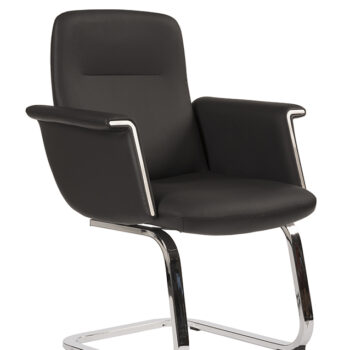 Alliance Gino Stylish Medium Back Cantilever Chair -0