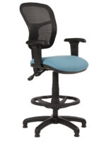 Alliance HIMP/Mesh Mesh Back Draughtsman Chair (Twin Lever on Glides)-12853