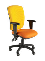 Alliance SIMP Squared Back Operator Chair (Twin Lever on Castors)-13048