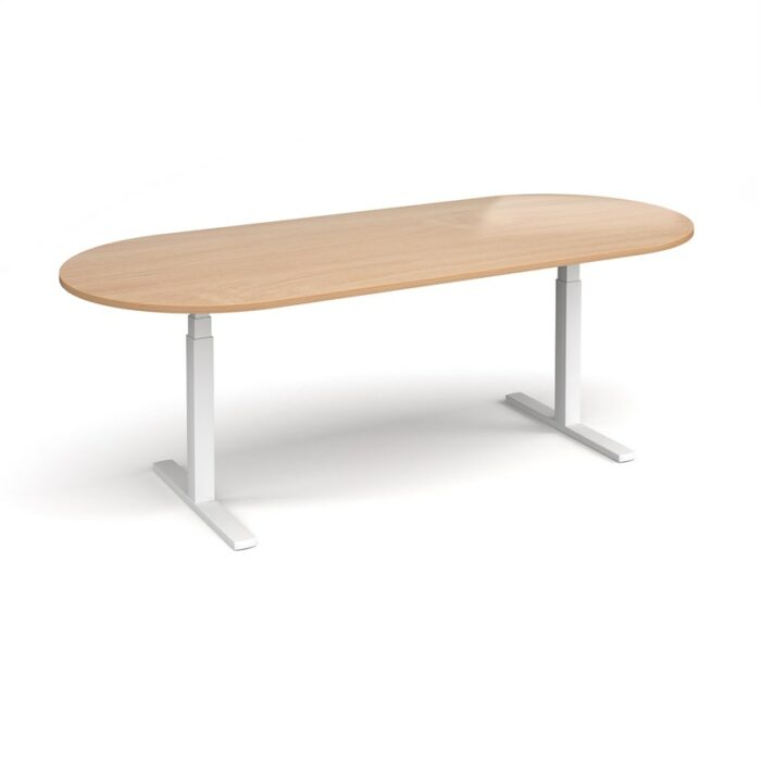 DAMS Elev8 Touch radial end boardroom table-11948