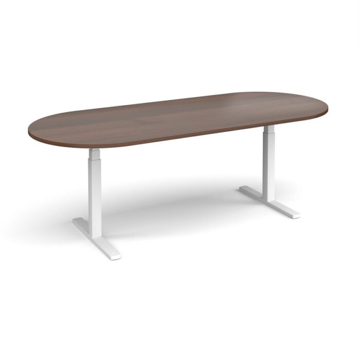 DAMS Elev8 Touch radial end boardroom table-11946