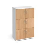 DAMS Wooden storage lockers 4 door -11681