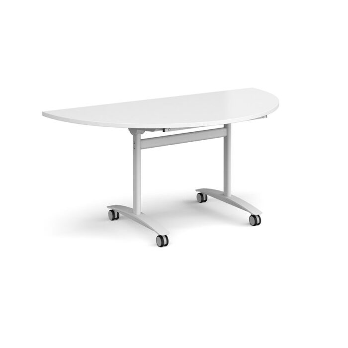 DAMS Semi circular deluxe fliptop meeting table-12500