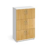 DAMS Wooden storage lockers 4 door -11687