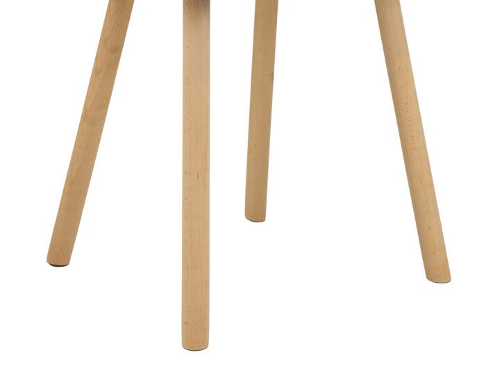 Elite Zen Polypropylene Breakout Chair Wooden Leg-14050
