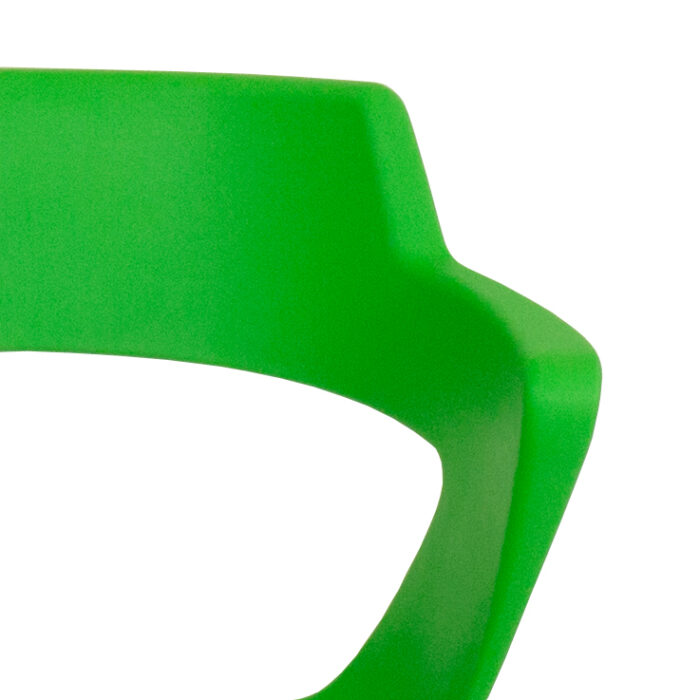 Elite Zen Polypropylene Breakout Chair Wooden Leg-14054