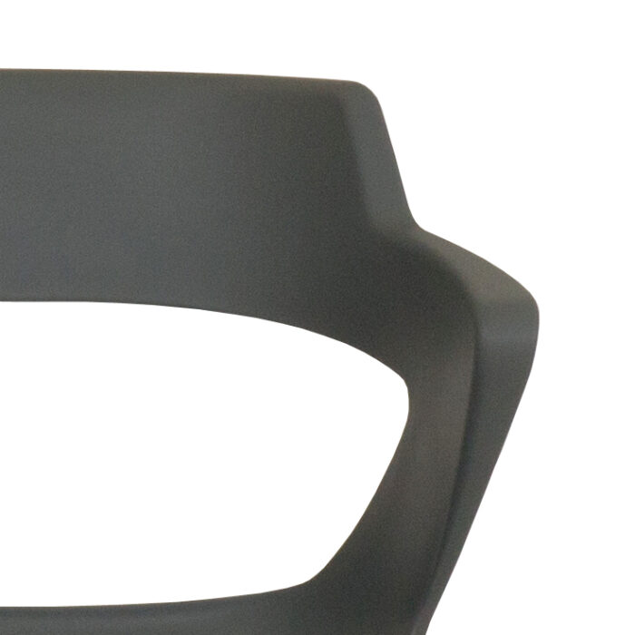 Elite Zen Polypropylene Breakout Chair Wooden Leg-14049