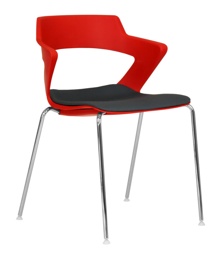 Elite Zen Upholstered Breakout Chair Wooden Leg-0