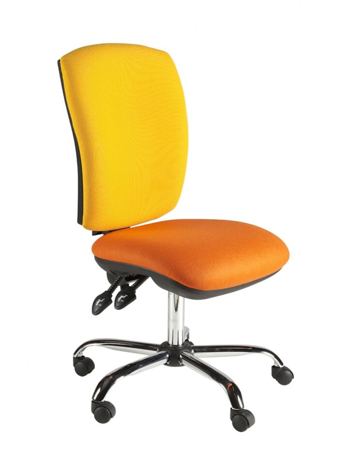 Alliance SIMP Squared Back Operator Chair (Twin Lever on Castors)-13045