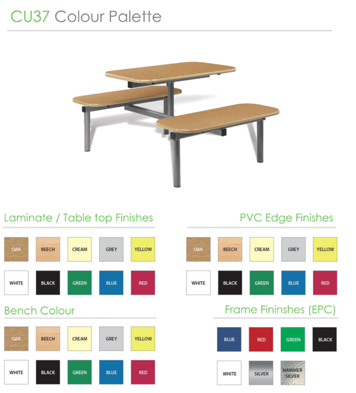 Create Ross CU37 Bench Heavy Duty Canteen Unit-14186