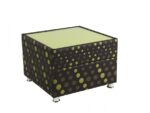Alliance Dolfin Coffee Table with Glass Top (Chrome Glides as Standard)-0