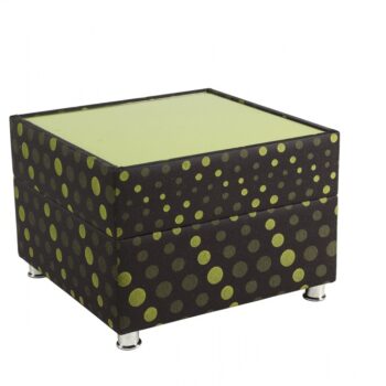 Alliance Dolfin Coffee Table with Glass Top (Chrome Glides as Standard)-0