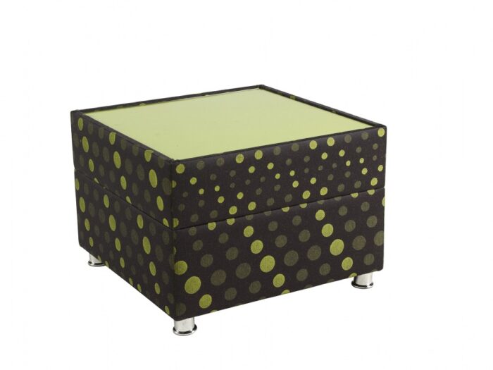 Alliance Dolfin Coffee Table with Glass Top (Chrome Glides as Standard)-0