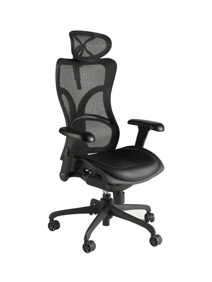 Alliance Monroe High Back Shaped Mesh Chair with headrest-0