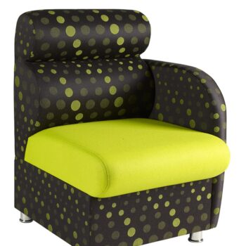 Alliance Dolfin Chair with Left Arm (Chrome Glides as Standard)-0