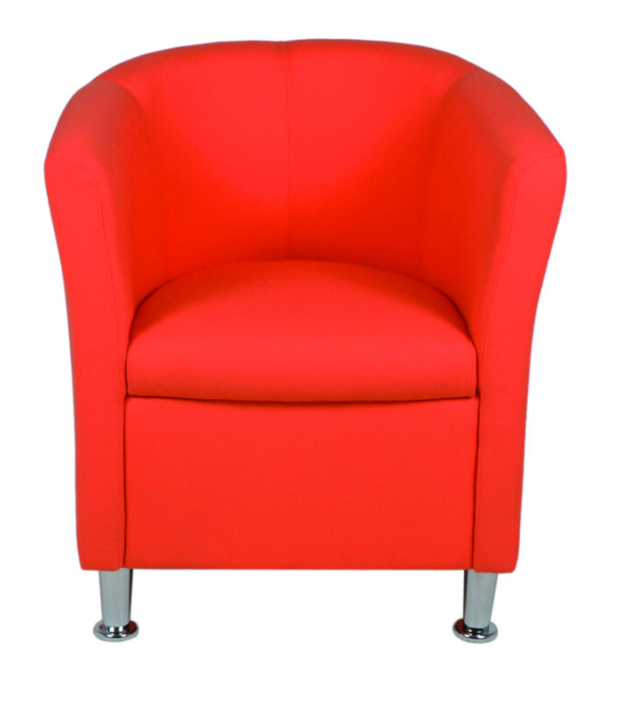 Alliance Click Tub Single Unit Tub Chair (Chrome Glides as Standard)-0